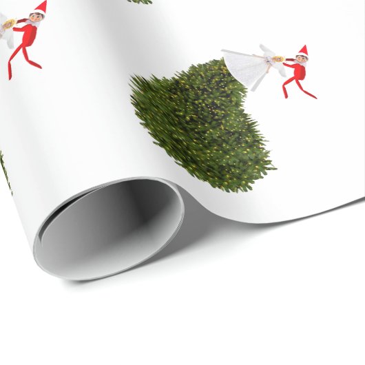 Smitten Elf Wrapping Paper Cadeaupapier (Rol Hoek)