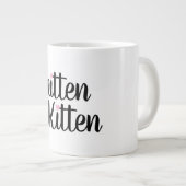 Smitten Kitten Cute Valentine Coffee Mug Gift Grote Koffiekop (Voorkant rechts)