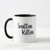 Smitten Kitten Cute Valentine Mok (Links)