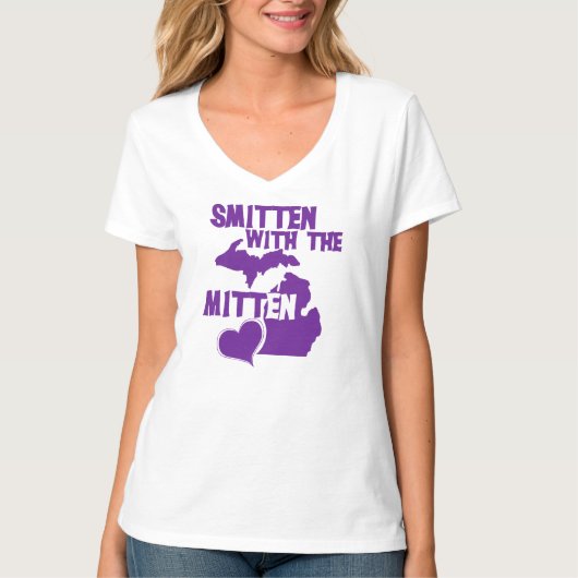 Smitten met de wanten t-shirt (Voorkant)