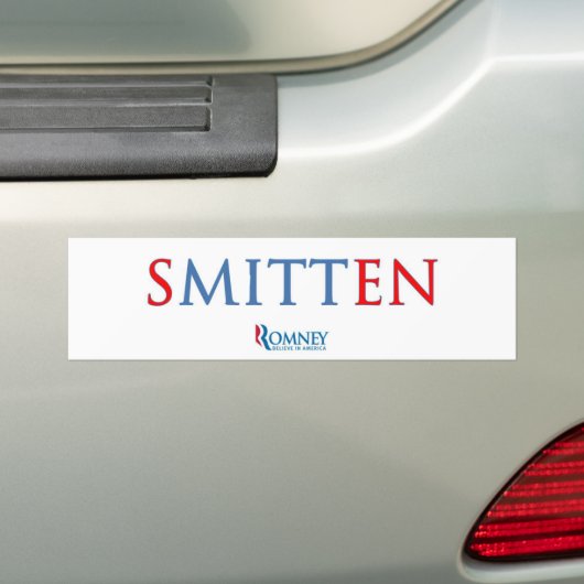 SMITTen ROMNEY-bumpersticker Bumpersticker (Op auto)