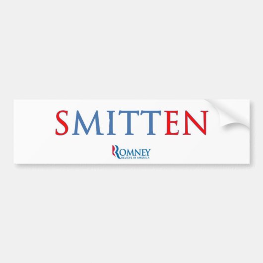 SMITTen ROMNEY-bumpersticker Bumpersticker (Voorkant)