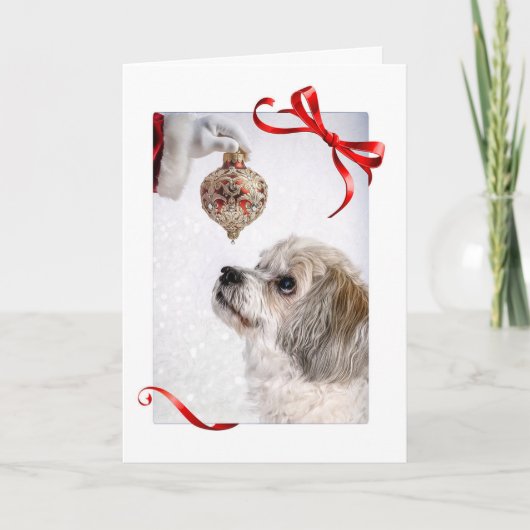 Smitty en de Kerstman Feestdagen Kaart (Voorkant)