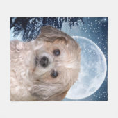 Smitty Winter Moon Fleece Deken (Voorkant (Horizontaal))