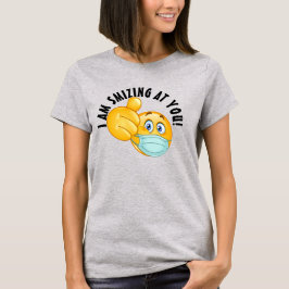Smizing achter het masker T-shirt
