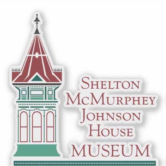 SMJ Logo Vinyl Cling Sticker (Voorkant)