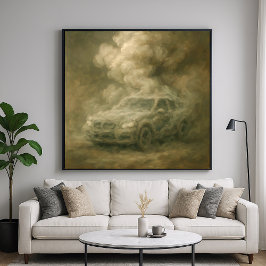 Smog Car - Pastel Schilderkunst Poster