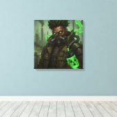 Smog Harlequin Canvas Afdruk (Insitu (Houten vloer))