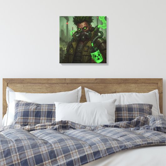 Smog Harlequin Canvas Afdruk (Insitu (Slaapkamer))