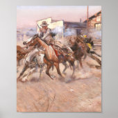 Smoke .45, 1908 Charles Marion Russell Poster (Voorkant)