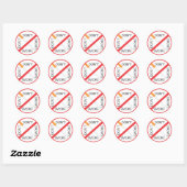 SMOKE.ai Ronde Sticker (Vel)