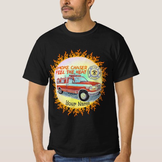 Smoke Chaser Firefighter T-shirt (Voorkant)