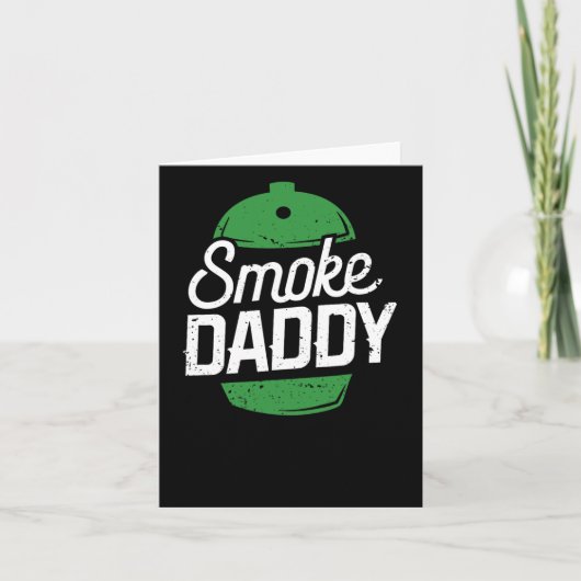 Smoke Daddy Green Egg Pitmaster Dad BBQ Grill Kaart (Voorkant)