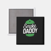 Smoke Daddy Green Egg Pitmaster Dad BBQ Grill Magneet (Voorkant / Achterkant)