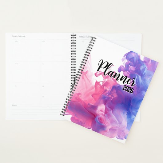 Smoke Diffuse Pink and Purple  Planner (Display)