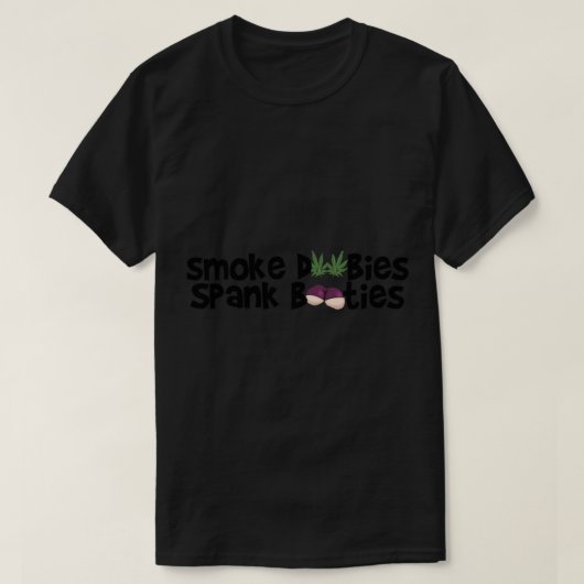 Smoke Doobies, Spank Booties. Essential T-Shirt Co (Design voorkant)