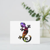 Smoke Gecko Lizard Briefkaart (Staand voorkant)