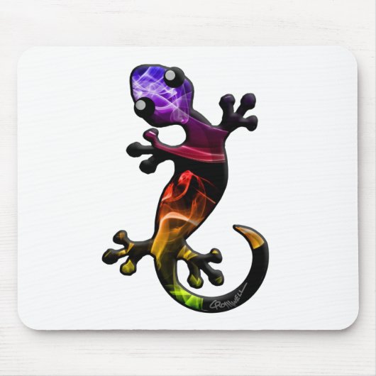 Smoke Gecko Lizard Muismat (Voorkant)
