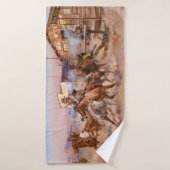 Smoke of a. 45, 1908 by Charles Marion Russell Badhanddoek (Badhanddoek)