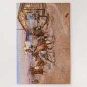 Smoke of a. 45, 1908 by Charles Marion Russell Legpuzzel (Verticaal)