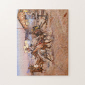 Smoke of a. 45, 1908 by Charles Marion Russell Legpuzzel (Verticaal)