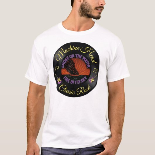 Smoke on the water Classic Rock T-Shirt (Voorkant)