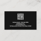 Smoke Shop QR Visitekaartje (Achterkant)