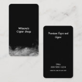 Smoke Shop Vape Zwart Visitekaartje (Voorkant / Achterkant)