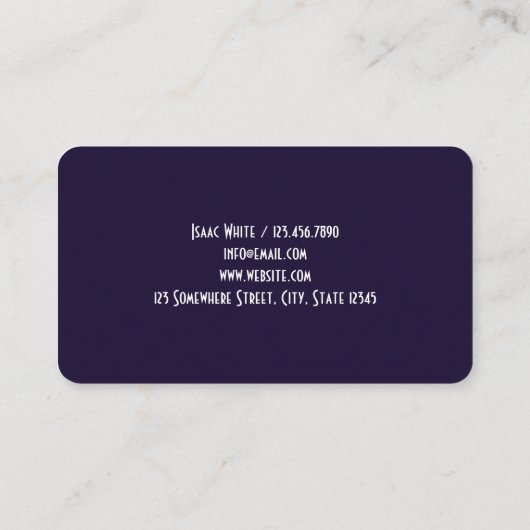 Smoke Shop Visitekaartje (Achterkant)