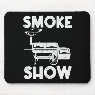 Smoke Show Funny BBQ Smoker Grillen Vlees Roken Muismat