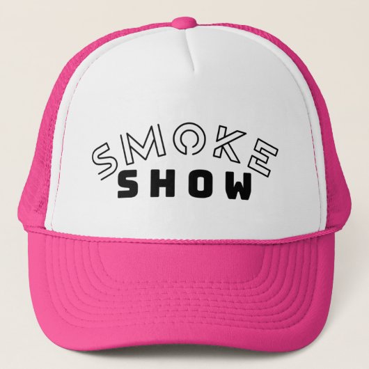 Smoke Show Trucker Hat | Vet en brutaal Mode Trucker Pet (Voorkant)