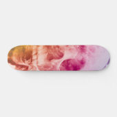 smoke skull skateboard custom art design (Horizontaal)