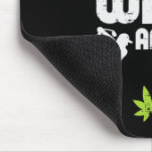 Smoke Weed Play Golf Golfing Thc Golfer Stoner  Muismat (Hoek)