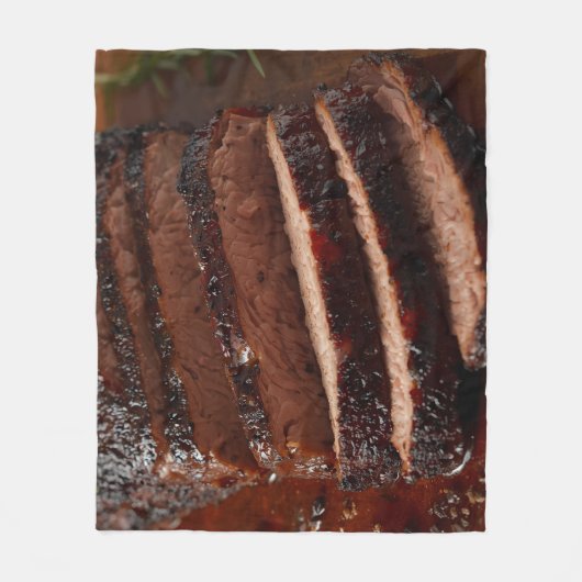 Smoked Brisket Fleece Blanket (Voorkant)