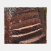Smoked Brisket Fleece Blanket (Voorkant (Horizontaal))