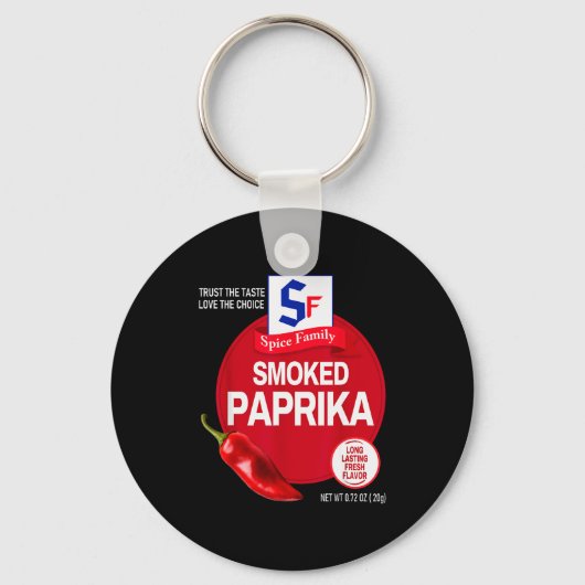 Smoked Paprika Halloween Sce Costume Group Matchin Sleutelhanger (Voorkant)
