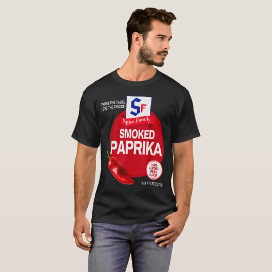 Smoked Paprika Halloween Sce Costume Group Matchin T-shirt (Voorkant volledig)