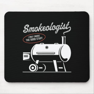 Smokeologist BBQ Dad Funny Smoking Meat Smoker RBE Muismat