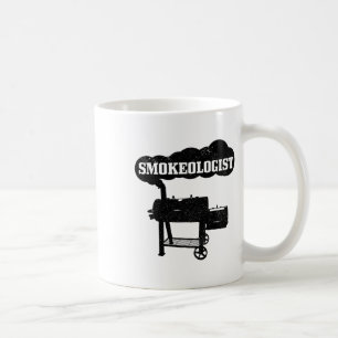Smokeologist BBQ Grilling Chef Smoker Funny Byrbec Koffiemok