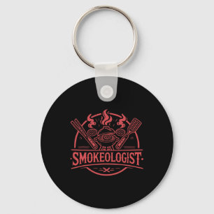 Smokeologist BBQ Roker Vlees Roken Gereedschap Gri Sleutelhanger