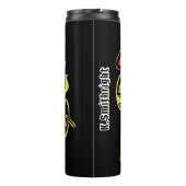 Smokeologist Funny Barbecue Grill Graphic Thermosbeker (Achterkant)