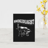 Smokeologist - Grappige Pitmaster BBQ Roker Grille Kaart (Gele Bloem)