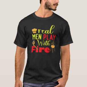 Smoker Grill Meat Sause Charcoal T-shirt