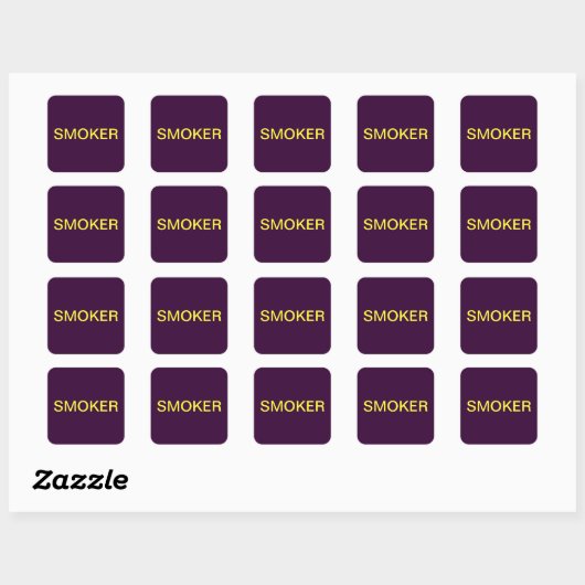 Smoker Medical Chart Labels (Vel)