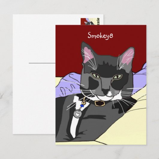 Smokey8 Briefkaart (Voorkant / Achterkant)