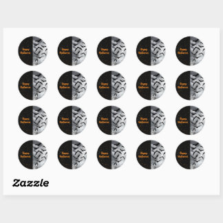 Smokey Bats Halloween aanpassen Ronde Sticker