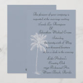 Smokey Beach Getaway uitnodiging 5 x 7 (Voorkant / Achterkant)