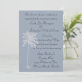 Smokey Beach Getaway uitnodiging 5 x 7 (Staand voorkant)