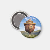Smokey Bear in Colorado Magneet (Voorkant / Achterkant)