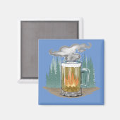 Smokey Beer Magneet (Voorkant / Achterkant)